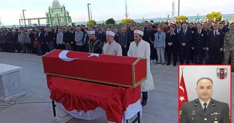 Şehit astsubay Okur, memleketinde toprağa verildi