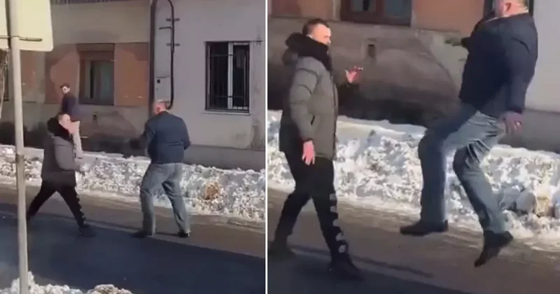 Böyle trafik kavgası mı olur! Türkiye de hiç alışık olmadığımız görüntü