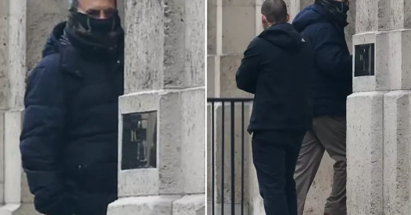 Skandalın vahametini ortaya koyan kare! Yüzünü gizledi ama fena yakalandı