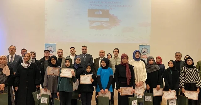 Sarıgöl de Genç Nida Kur an ı Kerim i Güzel Okuma Yarışması yapıldı Manisa Haberleri