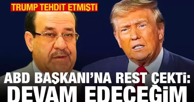 Trump tehdit etmişti! ABD Başkanı na rest çekti: Devam edeceğim