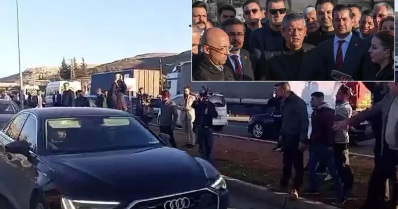 Deprem bölgesinde CHP lideri Özel e soğuk duş: Bir grup tarafından yuhalandı