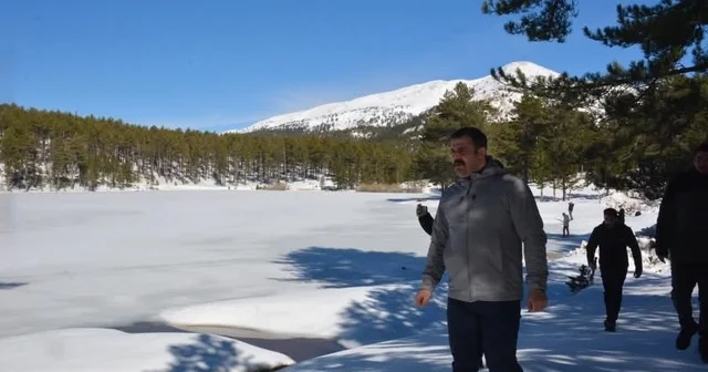 Köyceğiz Gökçeova Göleti dondu Muğla Haberleri