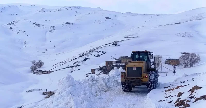 Van’da kardan dolayı kapanan 34 yerleşim yerinin yolu açılıyor
