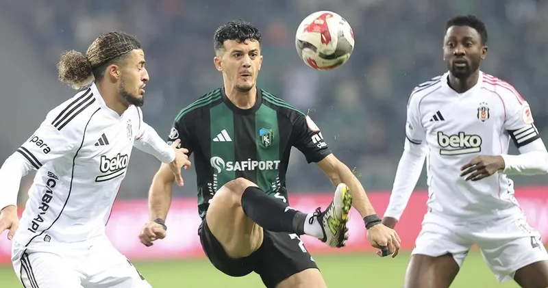 Beşiktaş berabere kaldığı maçta liderliğini sürdürdü