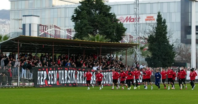 Karadeniz derbisi öncesi Samsunspor a taraftar desteği Samsun Haberleri