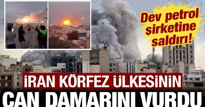 İran Körfez ülkesinin can damarını vurdu: Dev petrol şirketine saldırı!