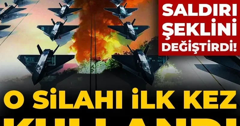 İran, ABD ve İsrail e karşı saldırı şeklini değiştirdi! O silahı ilk kez kullandı