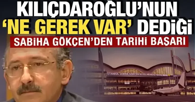 Sabiha Gökçen’den yeni başarı: Akıllara Kılıçdaroğlu’nun “Ne gerek var” sözlerini getirdi