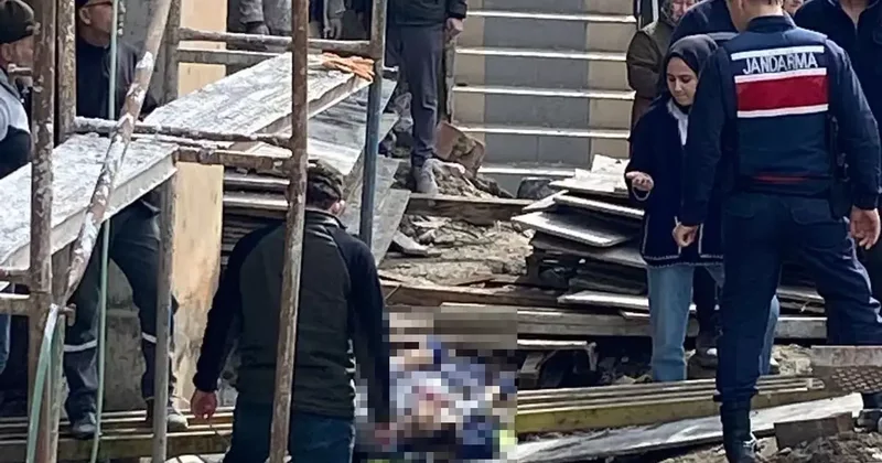 Sağlık ocağı inşaatında 3 üncü kattan düşen işçi öldü