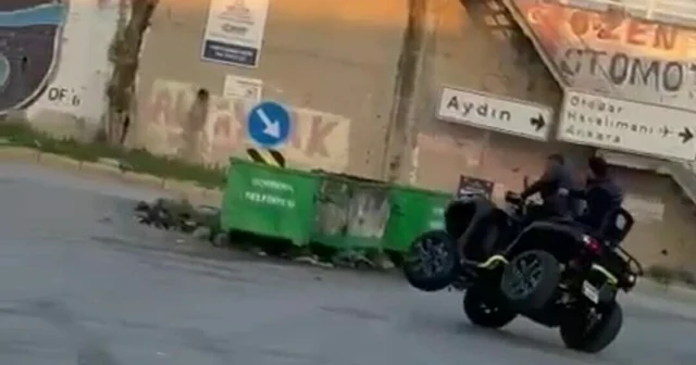 İzmir de ATV ile drift atan sürücüye 146 bin lira ceza İzmir Haberleri