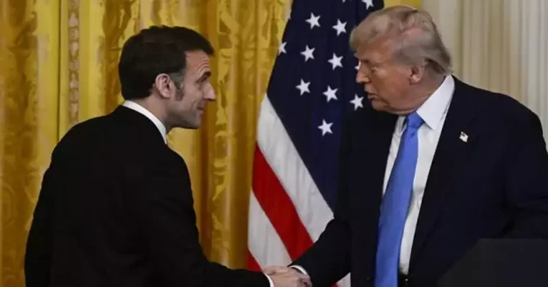 Macron ve Trump İran daki son durumu görüştü!