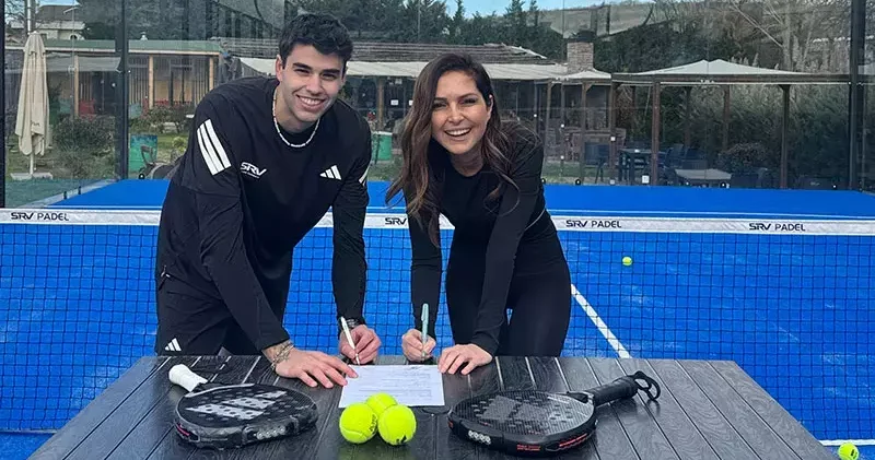Türkiye’de padel branşındaki ilk sporcu sponsorluk anlaşması imzalandı