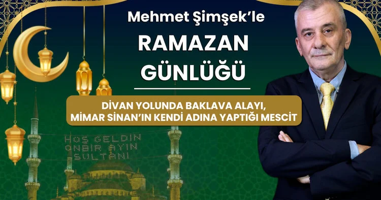Divan yolunda baklava alayı, Mimar Sinan ın kendi adına yaptığı mescit