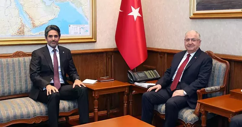 Bakan Güler, Katar Büyükelçisi Faisal ile görüştü