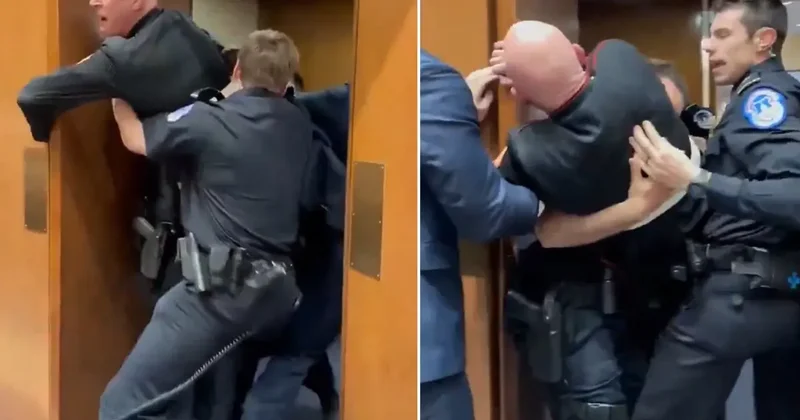 Eski askerin protestosu Kongre yi karıştırdı: İsrail için İran la savaşmak istemiyoruz