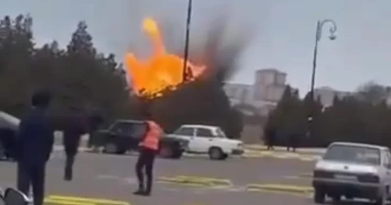 Nahçıvan Havalimanı na İHA ile saldırı düzenlendi