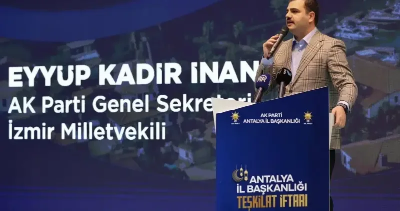 İnan’dan Özgür Özel’e sert tepki: “Senin işin içeriği herkesin malumu olan partilerin müdavimlerine sahip çıkmak Gündem Haberleri