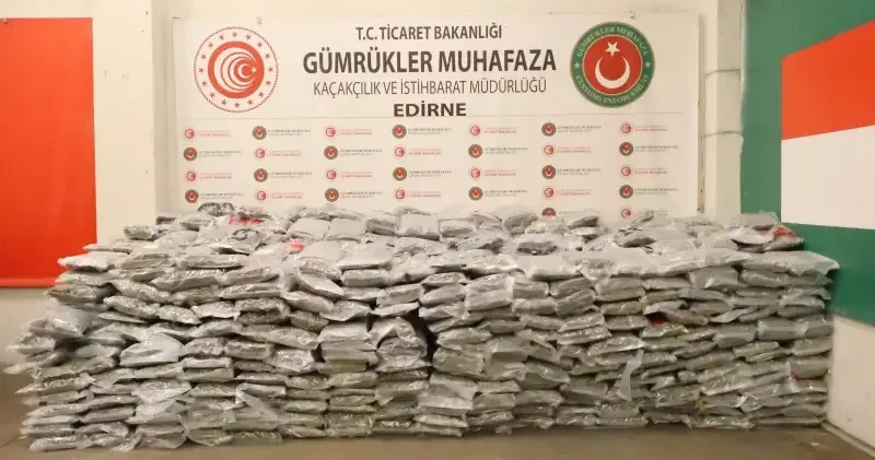Kapıkule’de dev operasyon: 1 ton 413 kilo esrar ele geçirildi Türkiye Ekonomisi Haberleri