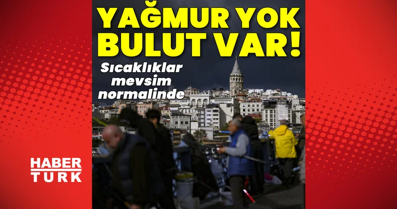 Meteoroloji den açıklama! Yağış yok bulut var! Sıcaklıklar mevsim normalinde 5 Mart Hava Durumu Son dakika haberleri