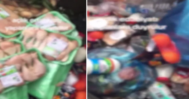 Marketin arkasındaki çöpe bakınca gözlerine inanamadı: Görüntüler Türkiye den Sözcü Gazetesi