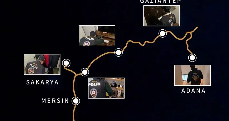 Sakarya merkezli 4 ilde siber dolandırıcılık operasyonu: 6 tutuklama