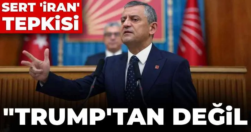 Özgür Özel den AKP ye sert uyarı: Trump tan değil Allah tan kork