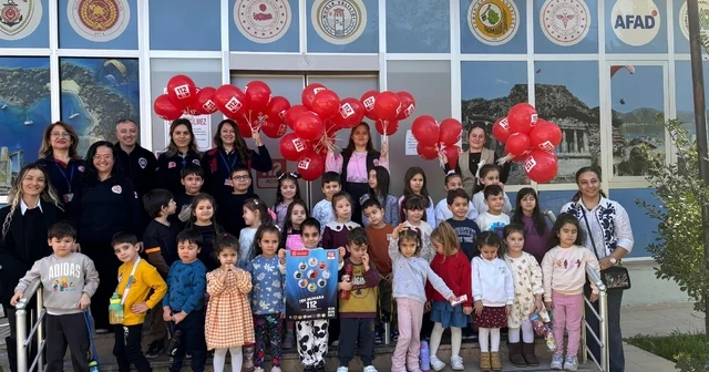 Muğla da minik öğrenciler 112 ile tanıştı Muğla Haberleri