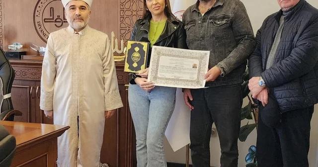 Rusya vatandaşı Alena Knaub, Müslüman oldu Eskişehir Haberleri