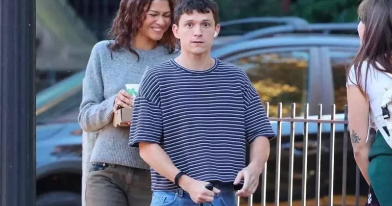 Gizli bir törenle evlenen Tom Holland ve Zendaya dan ilk kare