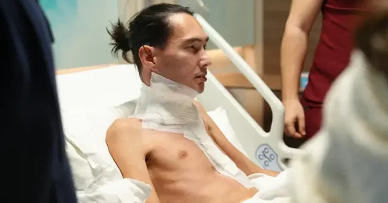 Boynundaki 2 kiloluk kütleyle yaşıyordu: Türkiye de sağlığına kavuştu!