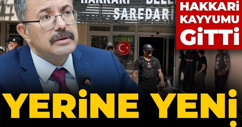 Bakan yardımcısı olan Hakkari kayyumu gitti yerine yeni kayyım geldi