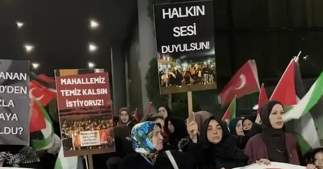 Üsküdar da McDonald s protestosu sürüyor VİDEO İZLE