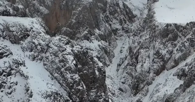 Aladağlar’da muhteşem doğa şöleni: Dağ keçileri objektiflere böyle yansıdı VİDEO İZLE