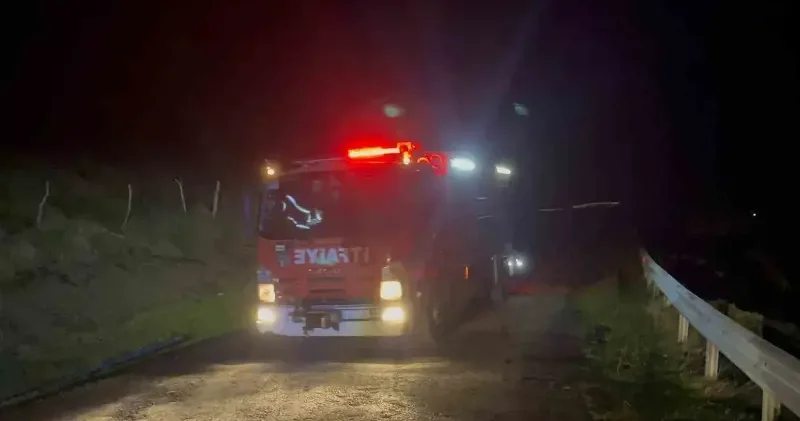 Sinop’ta yangın paniği: Yangını fırtına söndürdü Sinop Haberleri