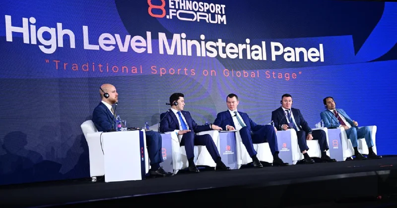 8. Etnospor Forumu kapsamında Üst Düzey Bakanlar Paneli gerçekleştirildi.
