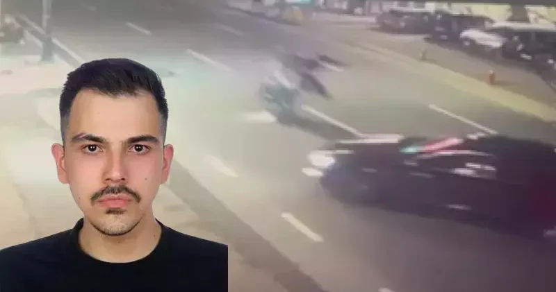 Beşiktaş’ta motosikletle otomobile çarparak takla atan 2 kişi öldü; kaza anı kamerada