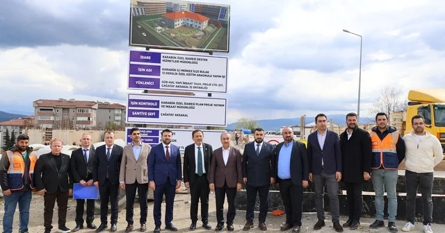 AK Parti heyeti Karabük te eğitim ve yurt yatırımlarını inceledi Karabük Haberleri