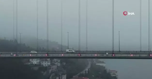 İstanbul da yoğun sis