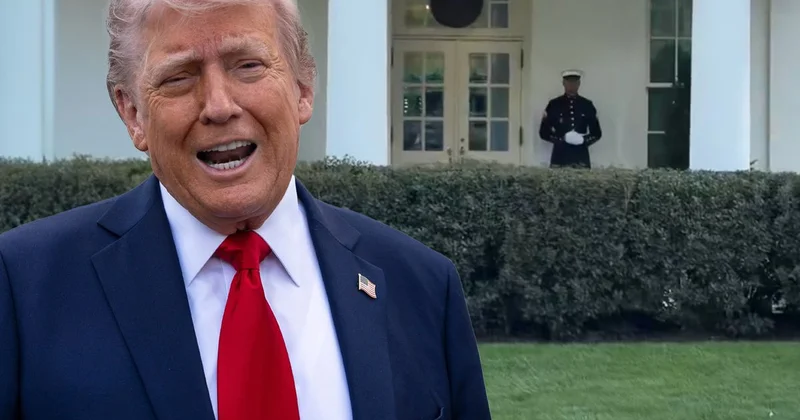 Trump ın hastaneye kaldırıldığı iddiaları sonrası herkes bu görüntüyü konuşuyor