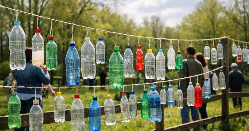 Nisan ayında pet şişeleri çitlere asın çağrısı yapıldı Sözcü Gazetesi