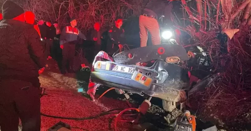 Yol kenarındaki ağaca çarptı: 2 ölü!