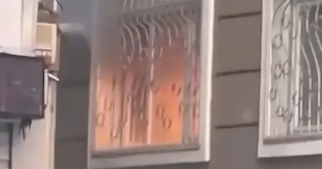 Şişli de 6 katlı otelde yangın çıktı: 6 kişi tahliye edildi VİDEO İZLE