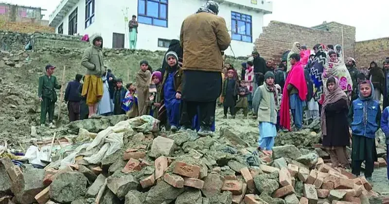 Afganistan2da sel ve deprem bir arada Dünya Haberleri