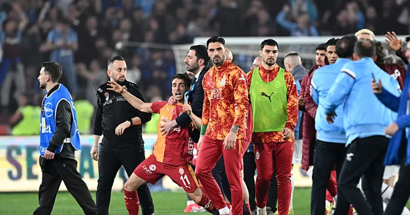 Trabzonspor Galatasaray maçı sonrası neden kavga çıktı? Yunus Akgün açıkladı...