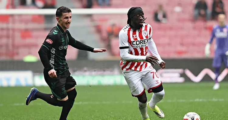 Samsunspor 2 2 Konyaspor (Süper Lig maçı özeti)