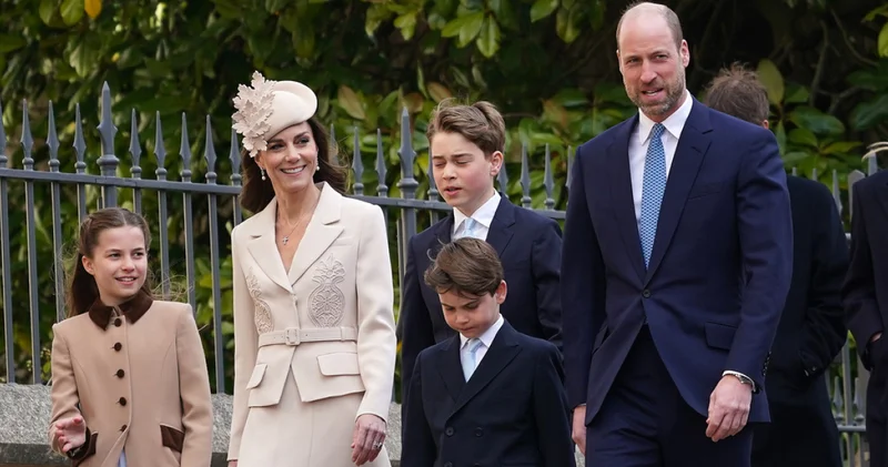Kraliyet ailesi Paskalya töreninde: Dışlananlar ve kabul görenler netleşti