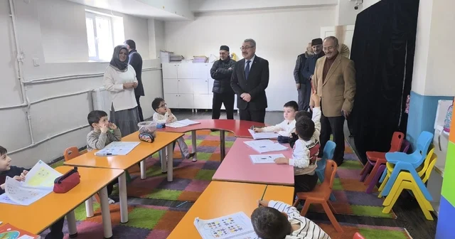 Müftü Çapçı minik yüreklere buluştu Erzurum Haberleri