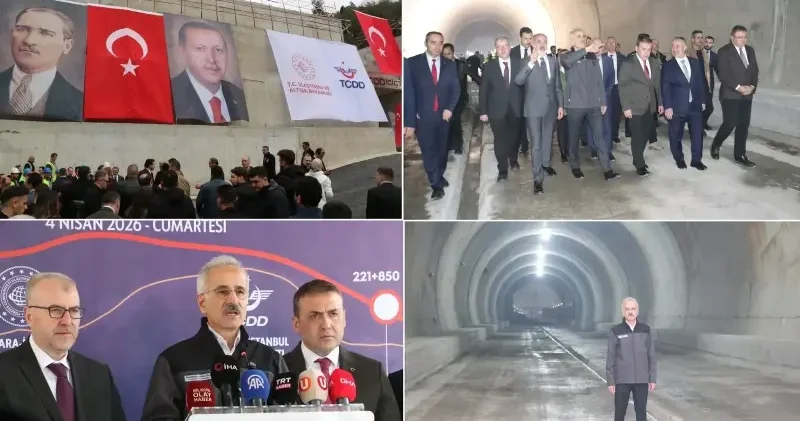 İstanbul dan Ankara ya ulaşım 30 dakika kısalıyor: Bakan Uraloğlu müjdeledi Kritik tünelde hedef 2027 Gündem Haberleri