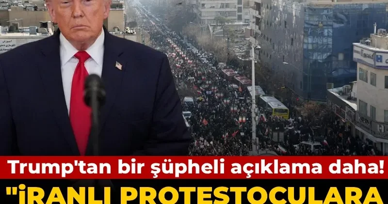 Trump tan bir şüpheli açıklama daha! İranlı protestoculara silah gönderdim